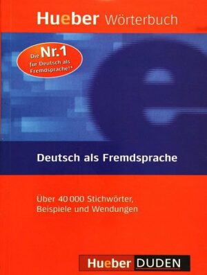 HUEBER WORTERBUCH DEUTSCH ALS FREMDSPRACHE کتاب آلمانی