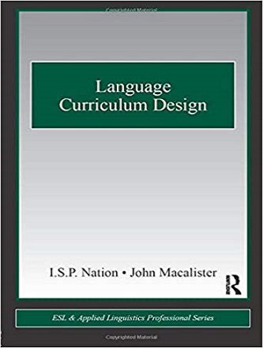 Language Curriculum Design