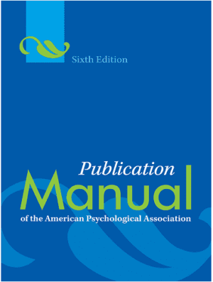 کتاب Publication Manual of the American Psychological Association