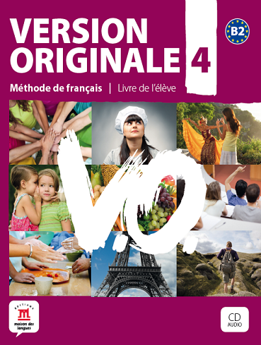 Version Originale 4 – Livre de l’élève + CD audio + DVD کتاب فرانسه (رنگی)