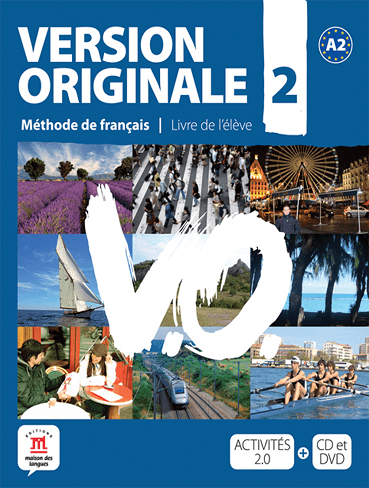 Version Originale 2 – Livre de l’élève + CD audio + DVD کتاب فرانسه (رنگی)