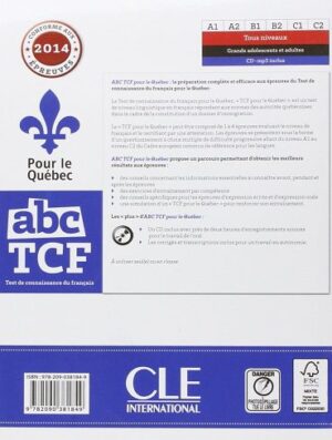 کتاب زبان ABC TCF pour le Quebec + CD رنگی