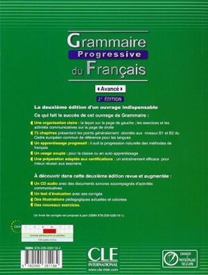 کتاب Grammaire progressive du francais avance - 2eme edition - CD سیاه و سفید