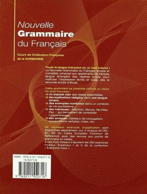 کتاب گرامر سوربن – Nouvelle Grammaire du Francais