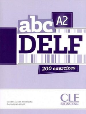 کتاب زبان فرانسه ABC DELF - Niveau A2 + CD سیاه و سفید