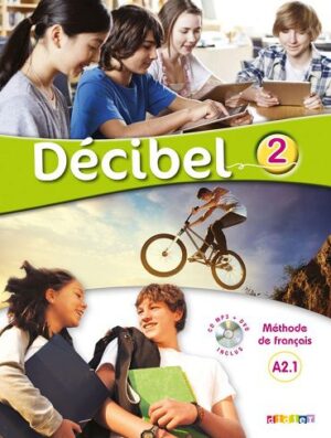 کتاب زبان Decibel 2 niv.A2.1 - Livre + Cahier + CD mp3 + DVDز (رنگی)