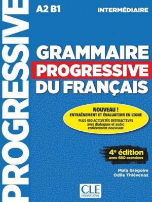 کتاب Grammaire Progressive Du Francais Intermediaire - 4ed +Corriges+CD