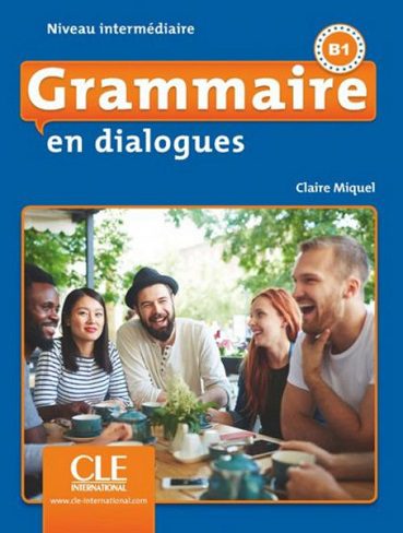 کتاب زبان Grammaire en dialogues niveau intermediaire + CD سیاه و سفید