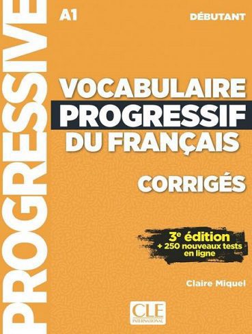 کتاب Vocabulaire Progressif Du Francais A1 - Debutant - 3rd +Corriges+CD