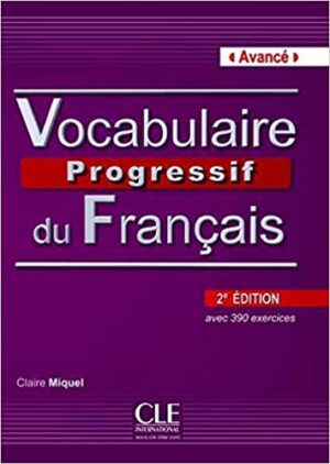 کتاب زبان Vocabulaire progressif avance 2eme edition + CD