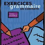 کتاب exercices de grammaire en contexte Avance