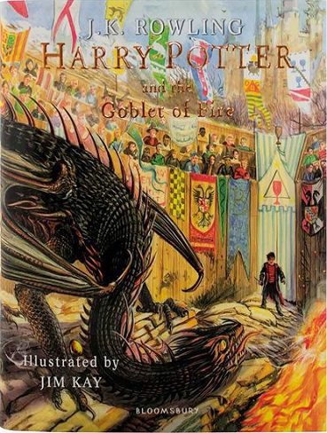 Harry Potter and the Goblet of Fire - Illustrated Edition Book 4 کتاب هری پاتر و جام آتش