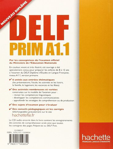 کتاب زبان DELF PRIM A1.1 + CD audio
