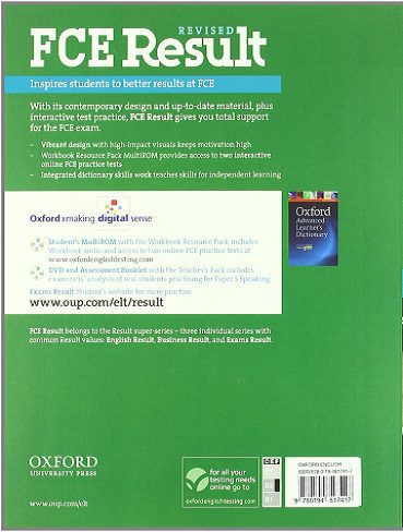 کتاب FCE RESULT CAMBRIDGE به همراه CD