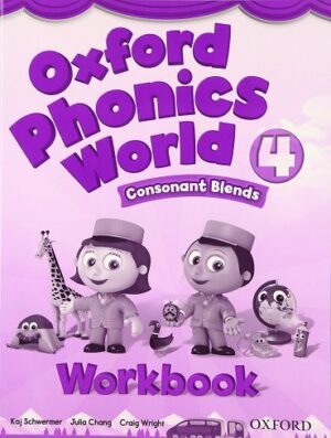 Oxford Phonics World 4 SB+WB+DVD فونیکس ورد 4