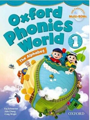 Oxford Phonics World 1 SB+WB+DVD کتاب آکسفورد فونیکس ورلد 1 (کتاب دانش آموز +کتاب کار +CD)