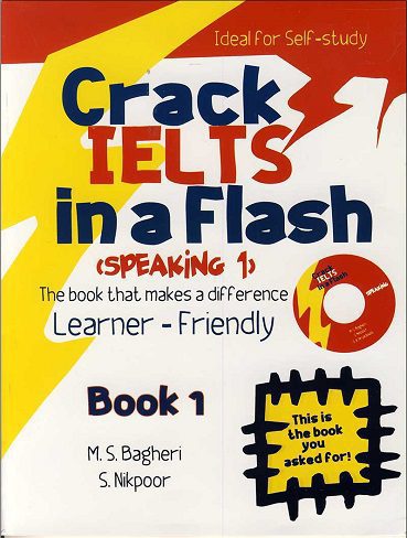 کتاب Crack IELTS in a Flash Speaking 1+DVD کرک ایلتس اسپیکینگ 1