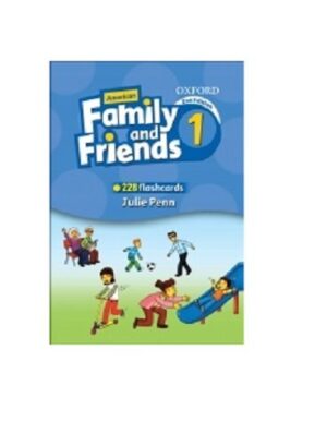 فلش کارت Flashcards American Family and Friends 1 Second Edition
