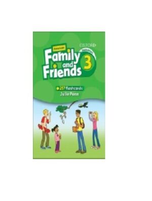 فلش کارت Flashcards American Family and Friends 3