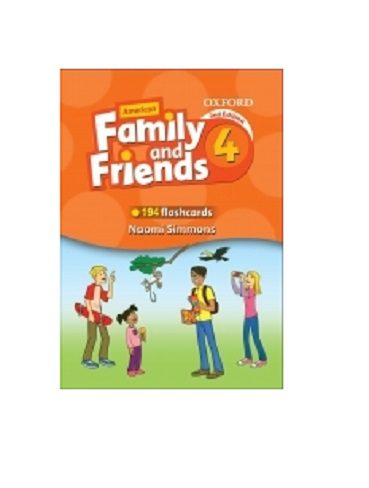 فلش کارت Flashcards American Family and Friends 4 Second Edition