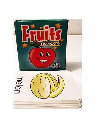 فلش کارت زبان Fruits Flashcards