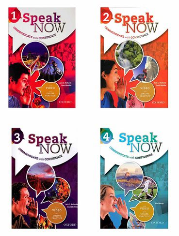 Speak Now 1+2+3+4 SB+WB +CD رحلی (کتاب دانش آموز + کتاب کار+CD)