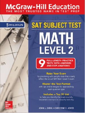 کتاب McGraw-Hill Education SAT Subject Test Math Level 2 Fifth Edition
