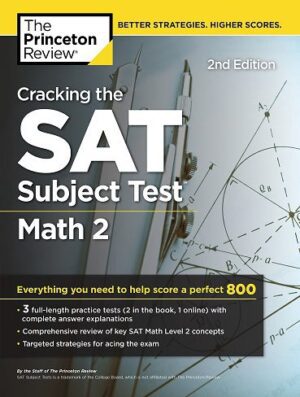 کتاب Cracking the SAT subject test Math 2