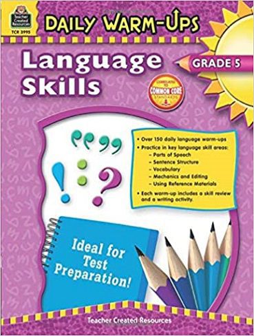 کتاب Daily Warm-Ups: Language Skills Grade 5