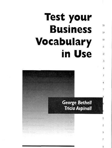کتاب Test  your Business Vocabulary in Use