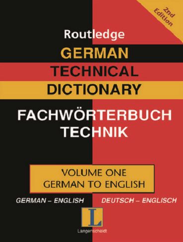 (German Technical Dictionary (Volume 2  فرهنگ لغت آلمانی (جلد 2)