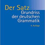 Grundriss Der Deutschen Grammatik طرح کلی دستور زبان آلمانی