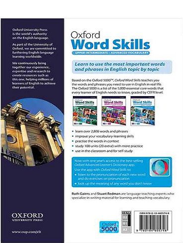 Oxford Word Skills Upper-Intermediate-Advanced کتاب اندازه رحلی