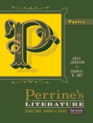 کتاب Perrine s Literature Structure Sound & Sense Poetry