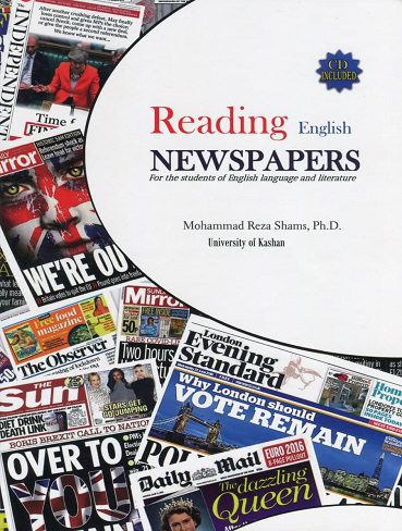 کتاب Reading English Newspaper (Revised Edition)+CD(چاپ دو رنگ) شمس