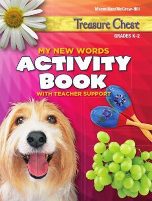 Treasure Chest My New Words Activity Book With Teacher Suppurt سیاه وسفید
