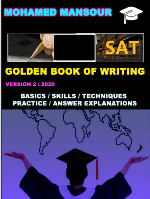 کتاب 2020 SAT golden book of writing  رنگی