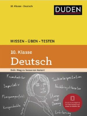 Wissen – Uben – Testen : Deutsch 10. Klasse (رنگی)