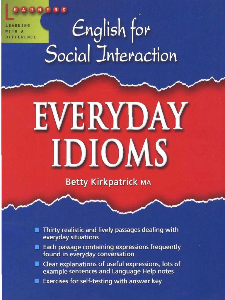 کتاب English for social interaction everyday idioms انگلیسی برای تعامل اجتماعی - اصطلاحات روزمره