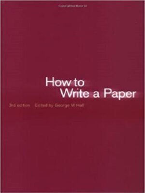 کتاب How to Write a Paper چگونه مقاله بنویسیم