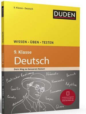 Wissen – Uben – Testen : Deutsch 9. Klasse (رنگی)