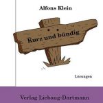 کتاب Kurz und bundig. Losungsbuch
