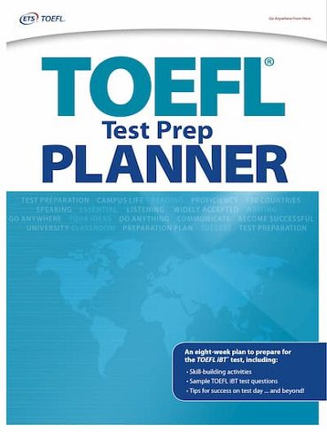TOEFL Test Prep Planner رنگی