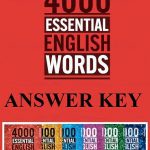 answer key of 4000 essential words