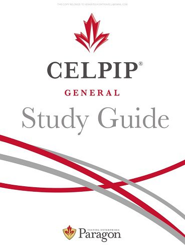 کتاب CELPIP General Study Guide  راهنمای مطالعه عمومی CELPIP