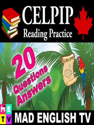 کتاب CELPIP reading Practice  سپلیپ ریدینگ