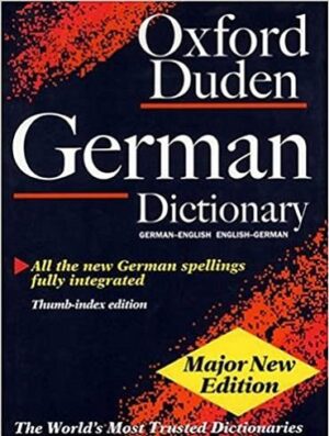 کتاب زبان آلمانی The Oxford-Duden German Dictionary اورجینال