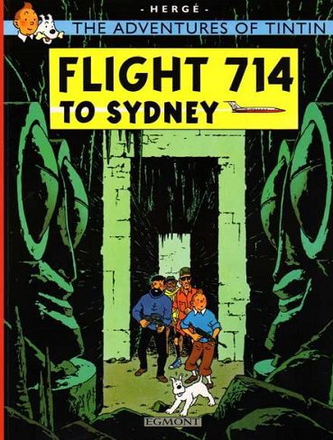 کتاب Flight 714 to Sydney  پرواز 714 به سیدنی (تن تن 22)