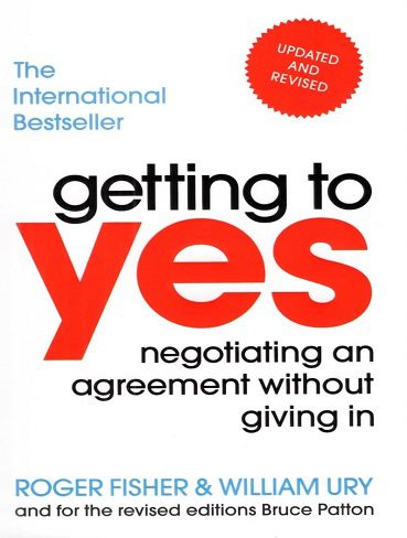 کتاب Getting to Yes  جواب مثبت بگیریم اثر راجر فیشر و ویلیام اوری