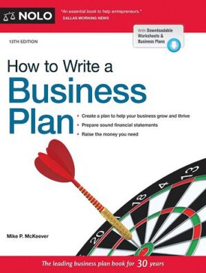 کتاب How to Write a Business Plan 
